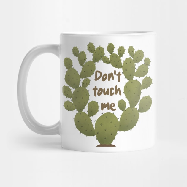 Don't Touch Me Prickly Pear Cactus by MadelaneWolf 